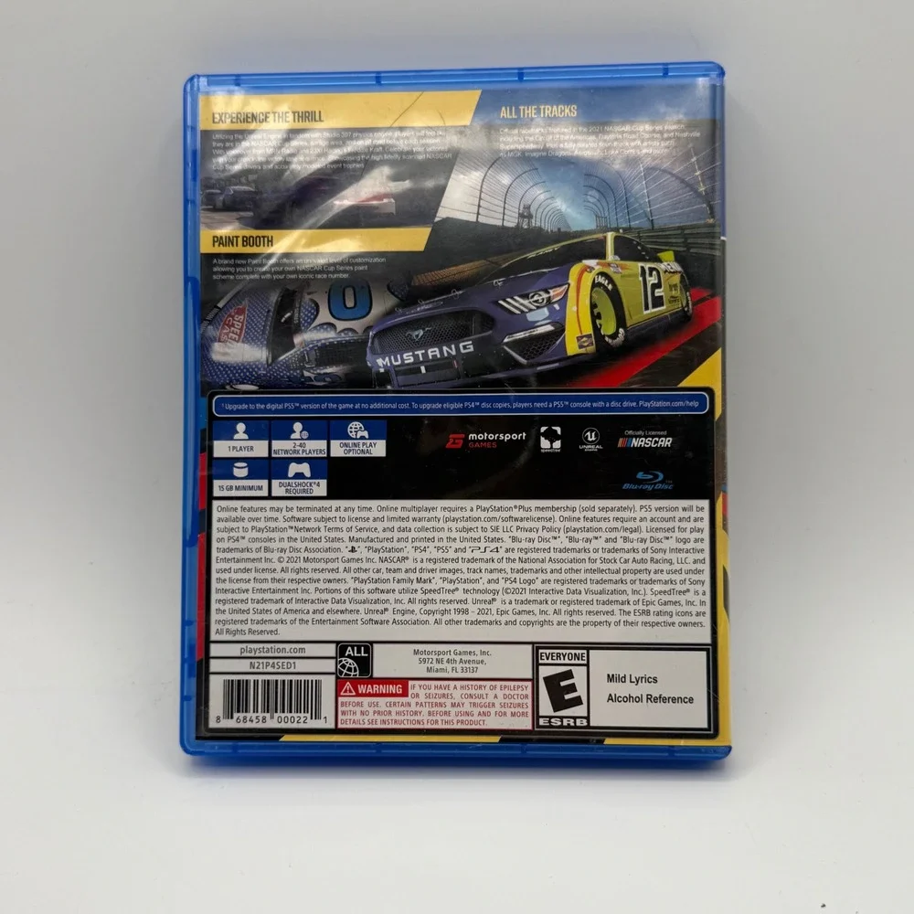 Motorsport Games NASCAR 21 Ignition PS4 One Size Blue Excellent Day 1 Edition